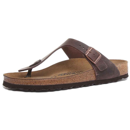 Birkenstock Sandales entredoigt Femme – Marron
