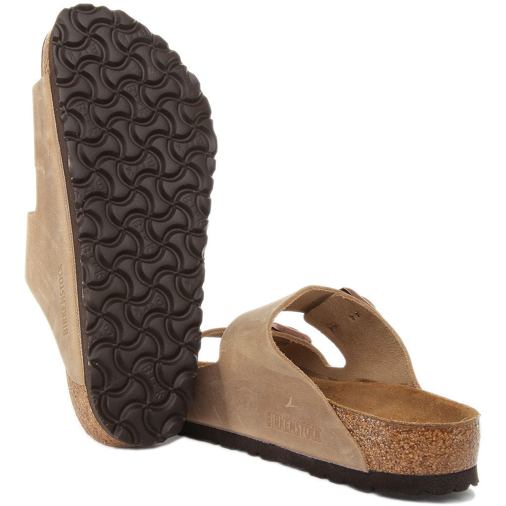 Birkenstock Sandales à deux brides Femme Nubuck – Marron