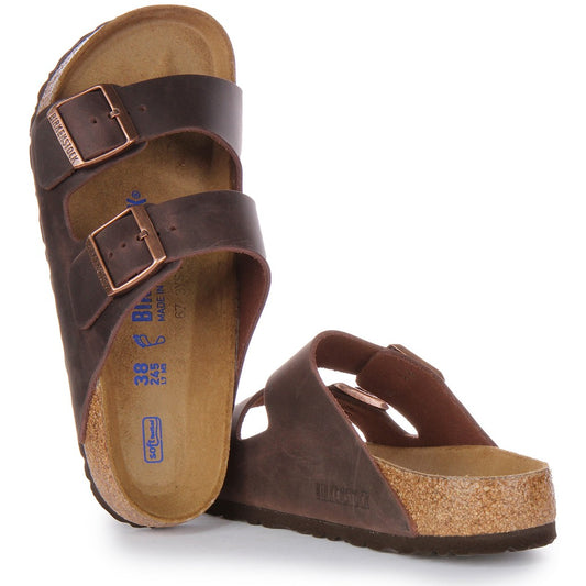 Birkenstock Sandales à deux brides Mixte – Chocolat