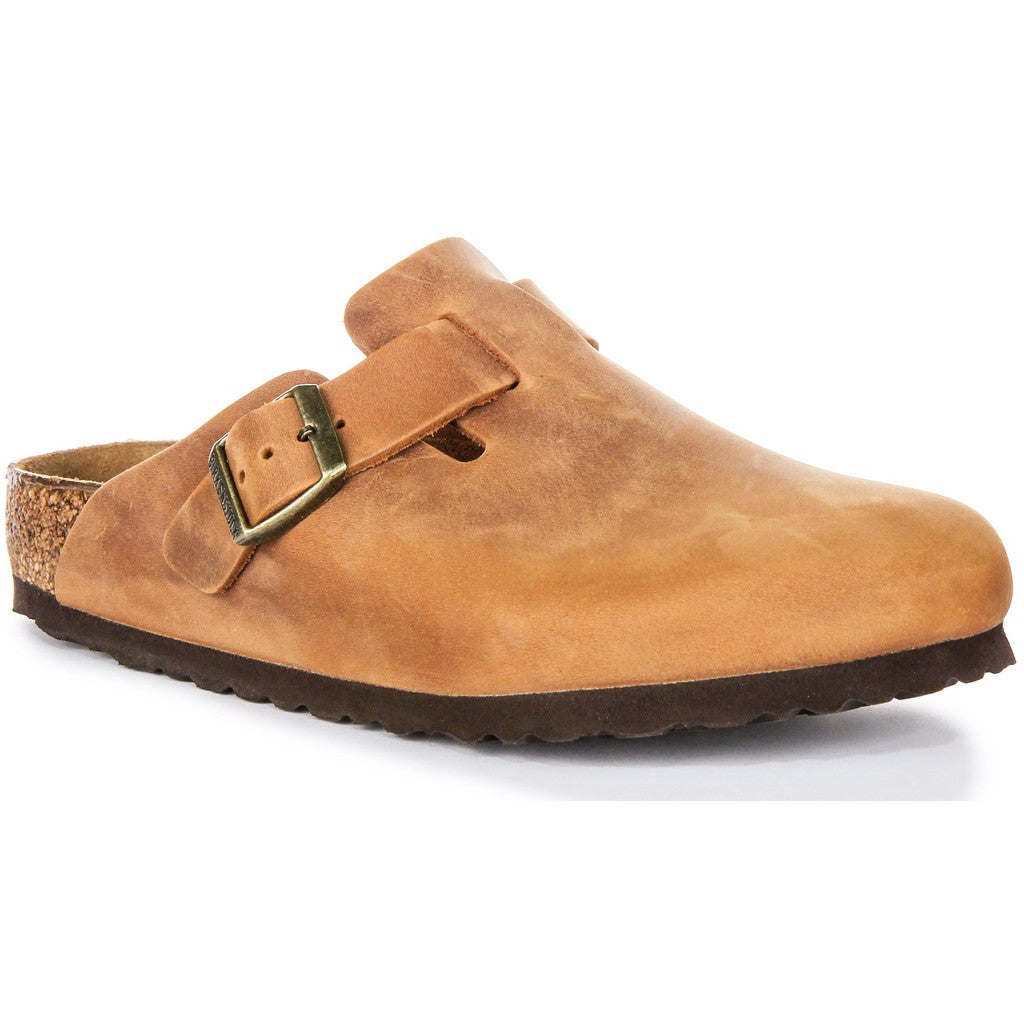 Birkenstock Sabots Mixte Daim – Cognac
