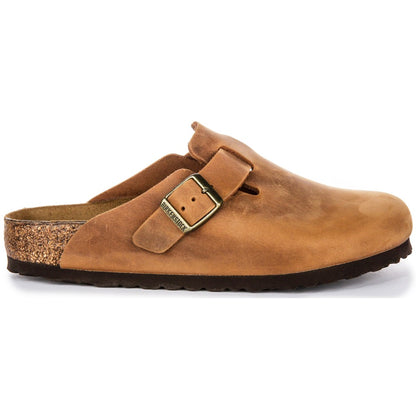 Birkenstock Sabots Mixte Daim – Cognac