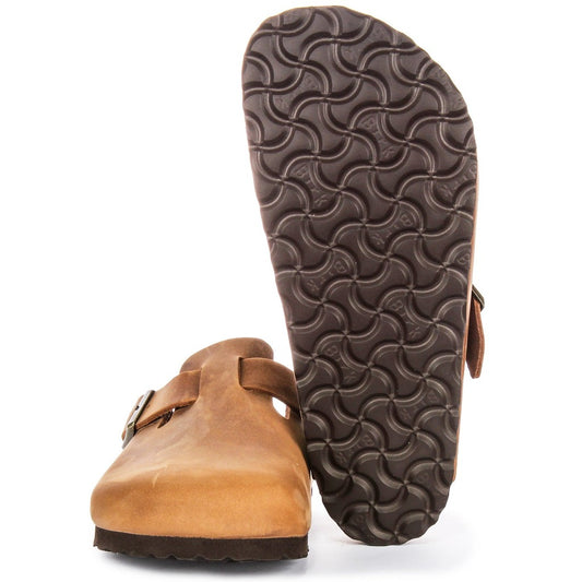 Birkenstock Sabots Mixte Daim – Cognac