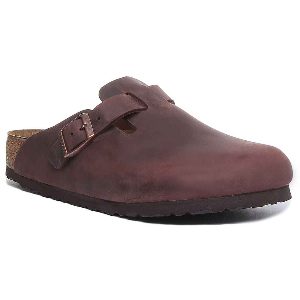 Birkenstock Sabots Homme Nubuck – Marron foncé