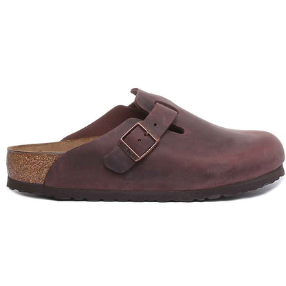 Birkenstock Sabots Homme Nubuck – Marron foncé