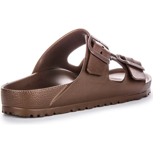 Birkenstock Sandales à deux brides Femme EVA – Marron foncé