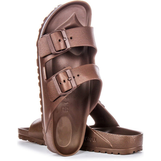 Birkenstock Sandales à deux brides Femme EVA – Marron foncé