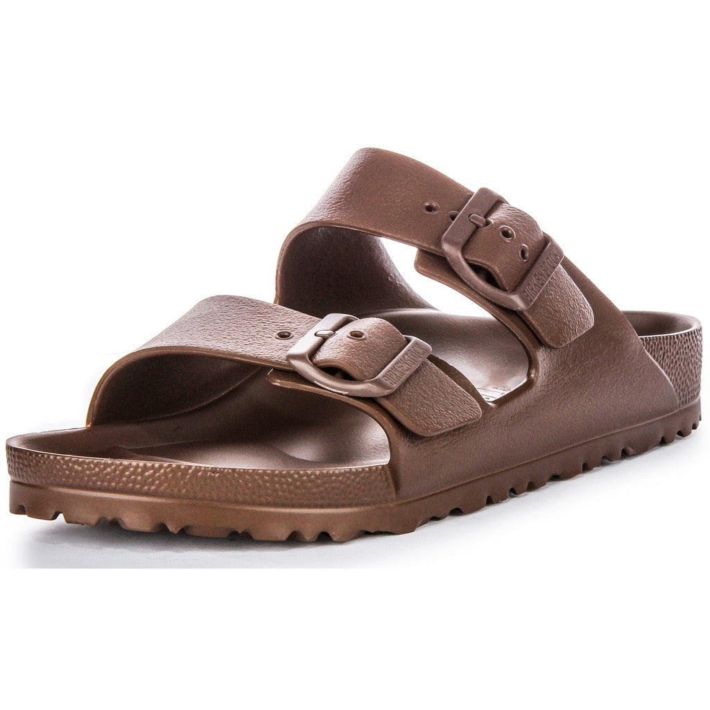 Birkenstock Sandales à deux brides Femme EVA – Marron foncé