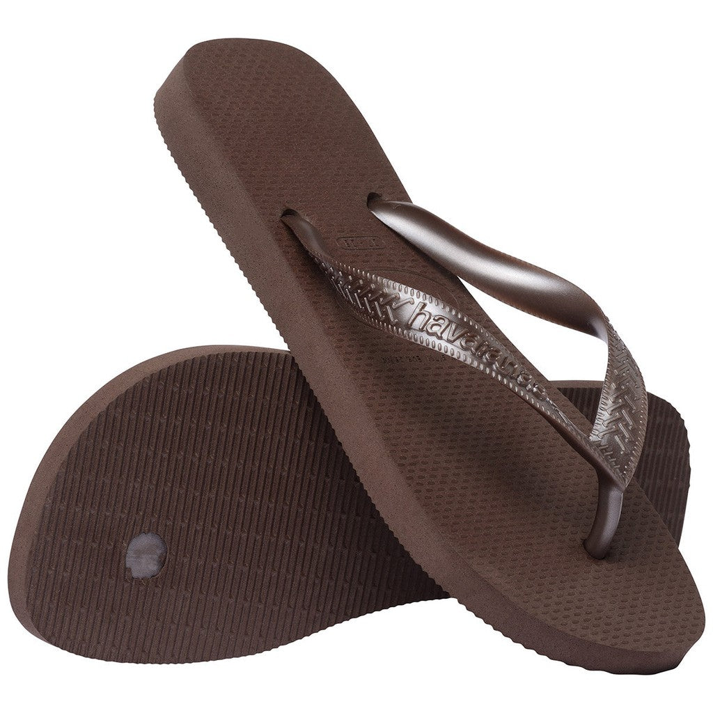 Havaianas Tongs Femme – Marron foncé