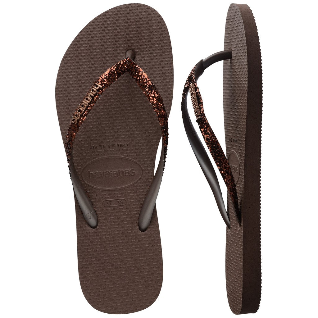 Havaianas Tongs Femme – Marron foncé