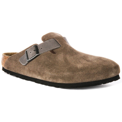 Birkenstock Sabots Mixte Daim – Marron