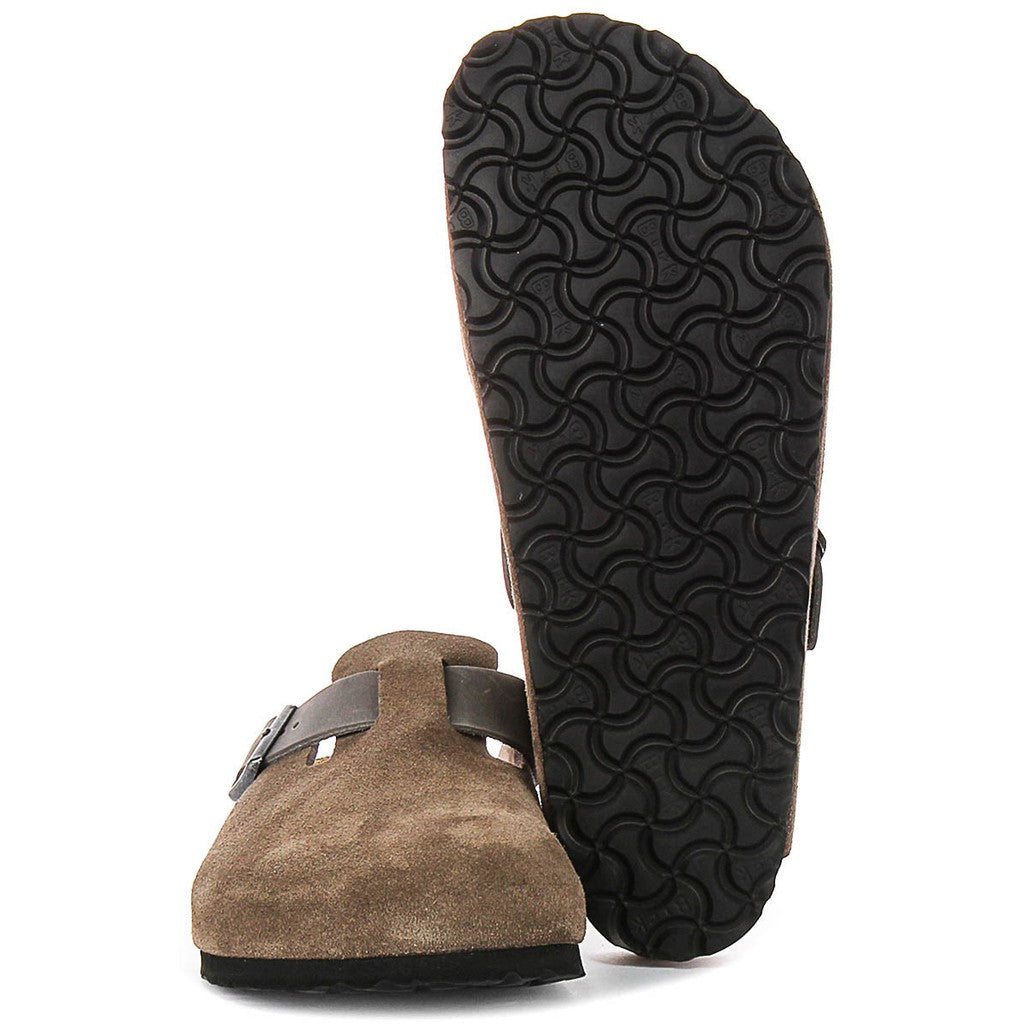 Birkenstock Sabots Mixte Daim – Marron