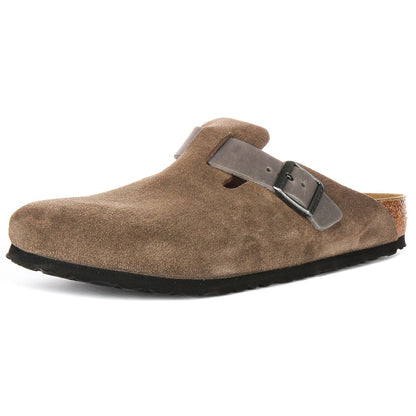 Birkenstock Sabots Mixte Daim – Marron
