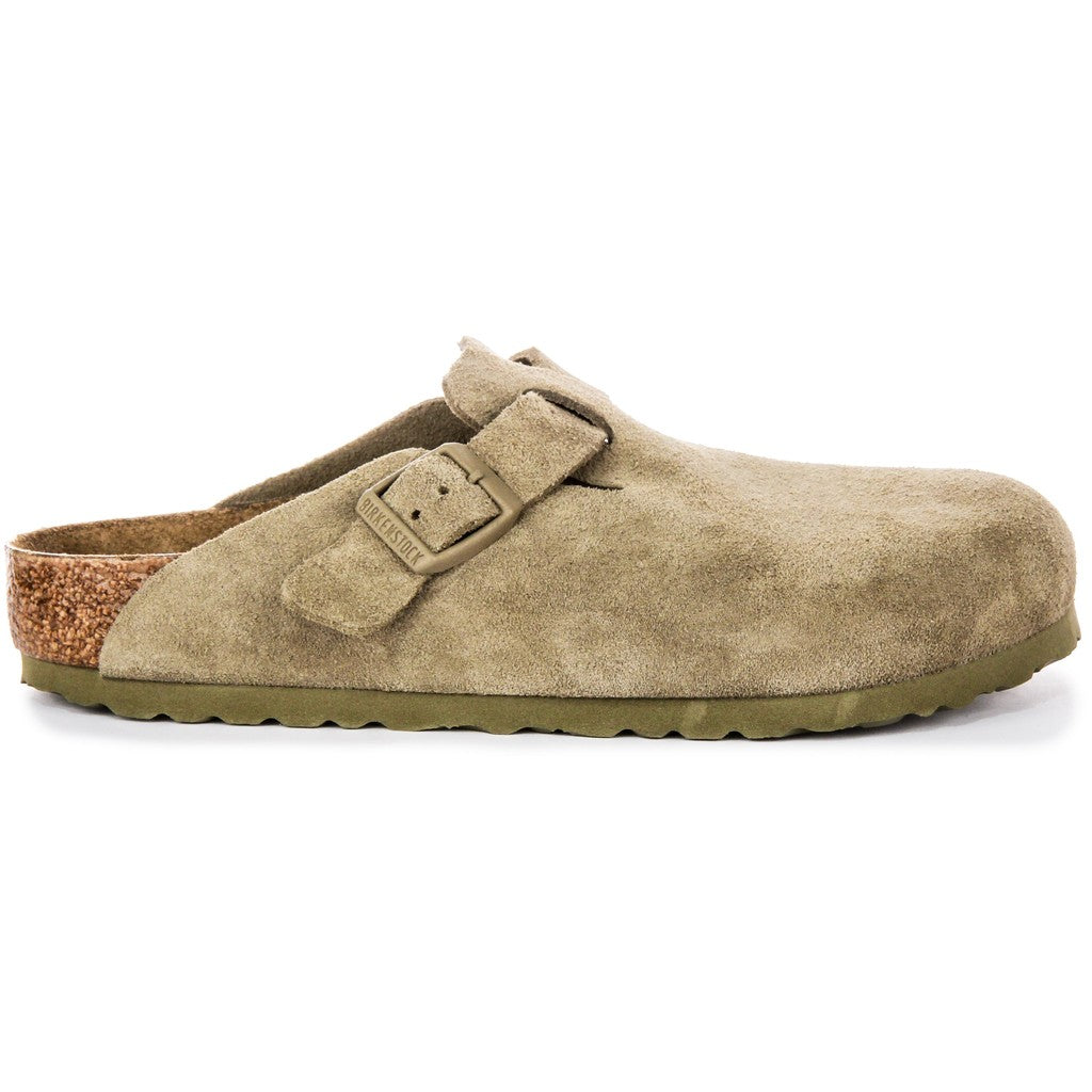 Birkenstock Sabots Mixte Daim – Kaki