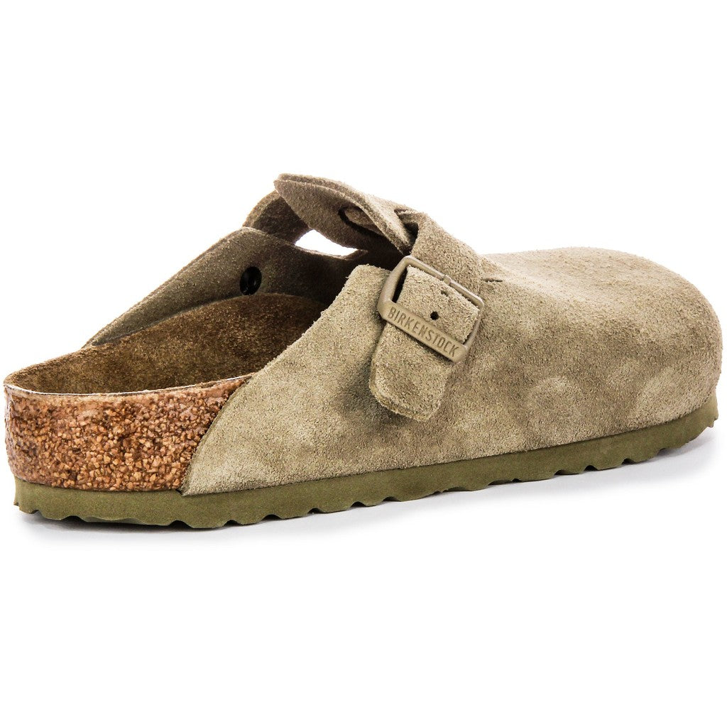 Birkenstock Sabots Mixte Daim – Kaki