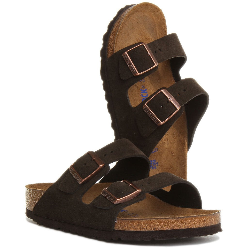Birkenstock Sandales à deux brides Mixte – Moka
