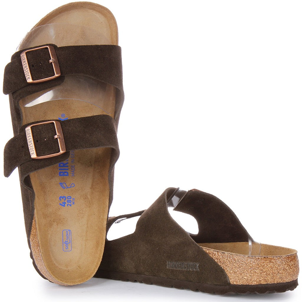Birkenstock Sandales à deux brides Homme – Moka