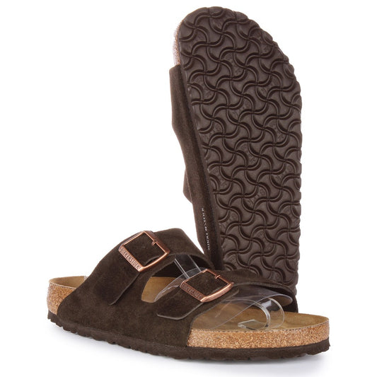 Birkenstock Sandales à deux brides Homme – Moka