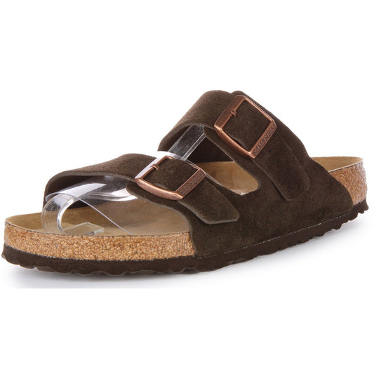 Birkenstock Sandales à deux brides Homme – Moka
