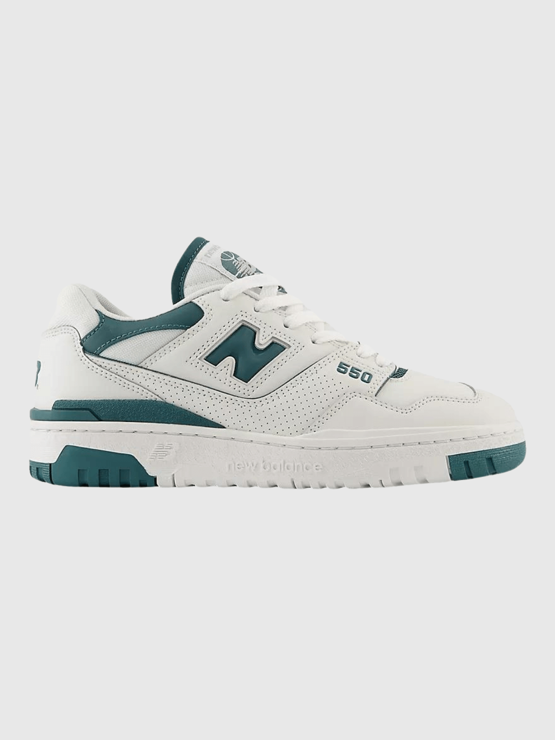 New Balance 550 Gris/Vert – Baskets
