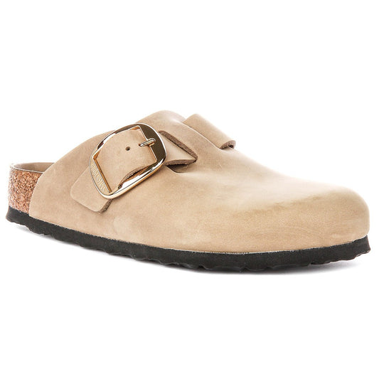 Birkenstock Sabots Mixte Daim Grande Boucle – Tabac