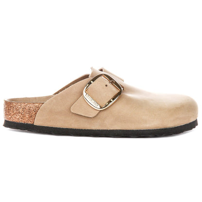 Birkenstock Sabots Mixte Daim Grande Boucle – Tabac