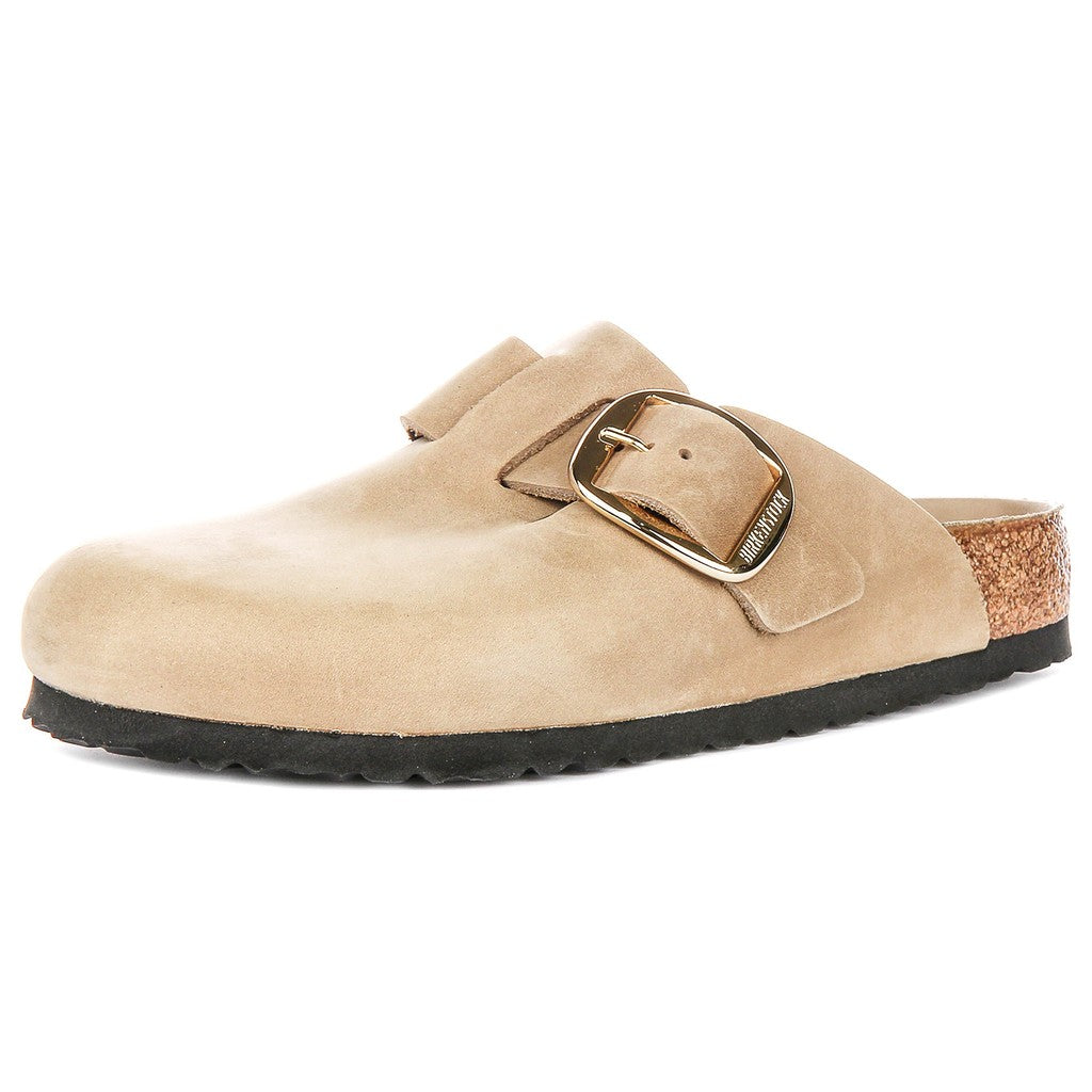 Birkenstock Sabots Mixte Daim Grande Boucle – Tabac