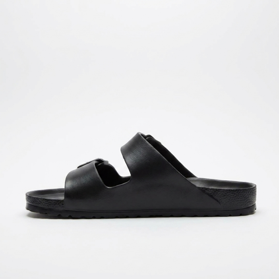 Sandales Mixtes EVA Deux Brides Noir – Légères Imperméables