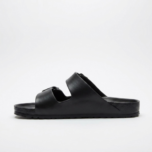 Sandales Mixtes EVA Deux Brides Noir – Légères Imperméables