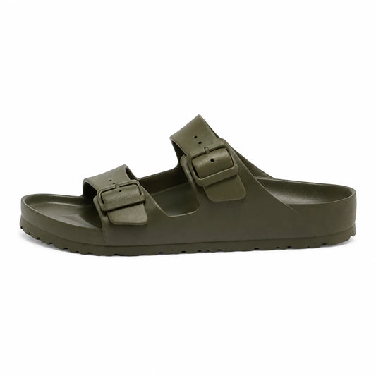 Sandales Mixtes EVA Deux Brides Kaki – Légères Imperméables