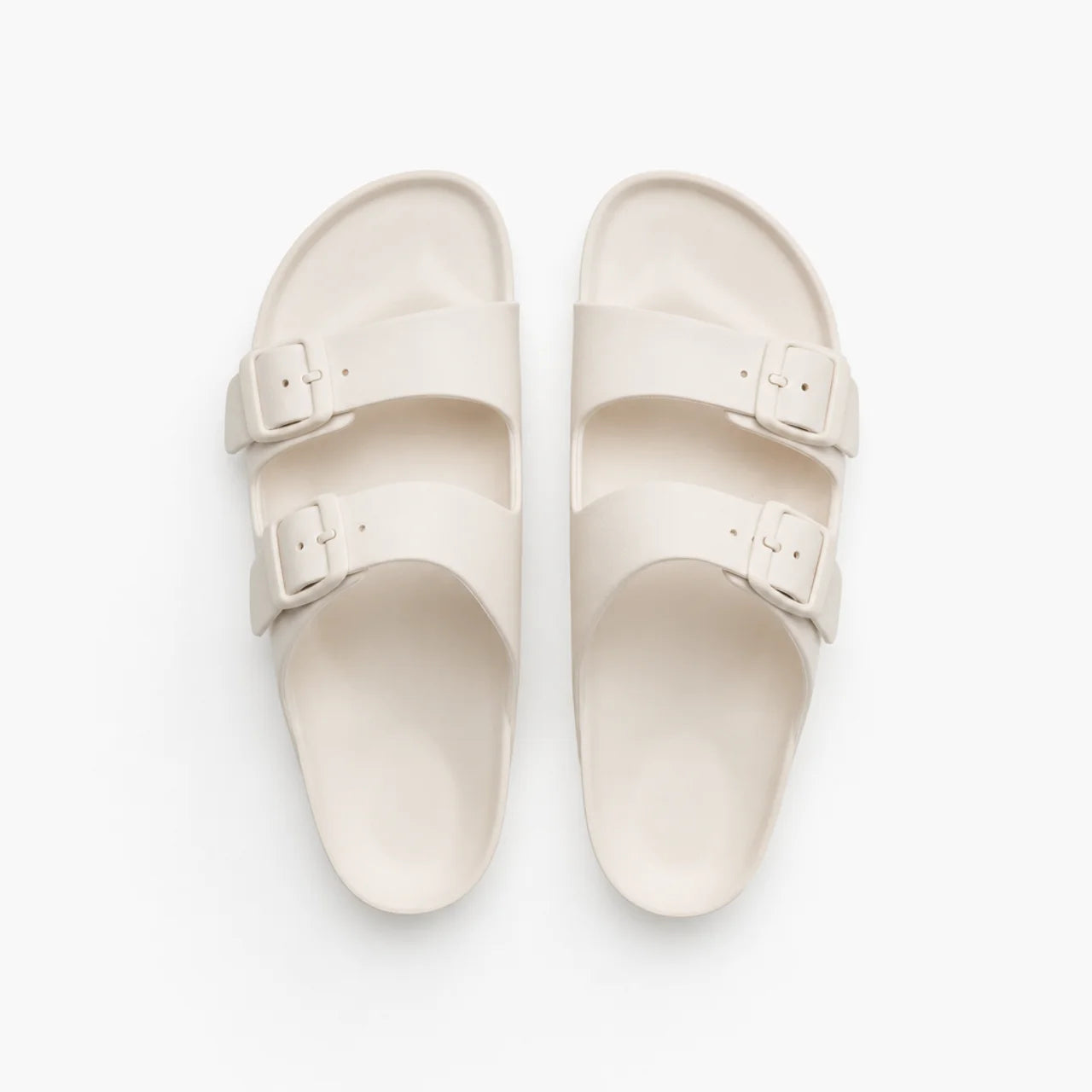 Sandales EVA Deux Brides Beige Coquille – Légères Imperméables