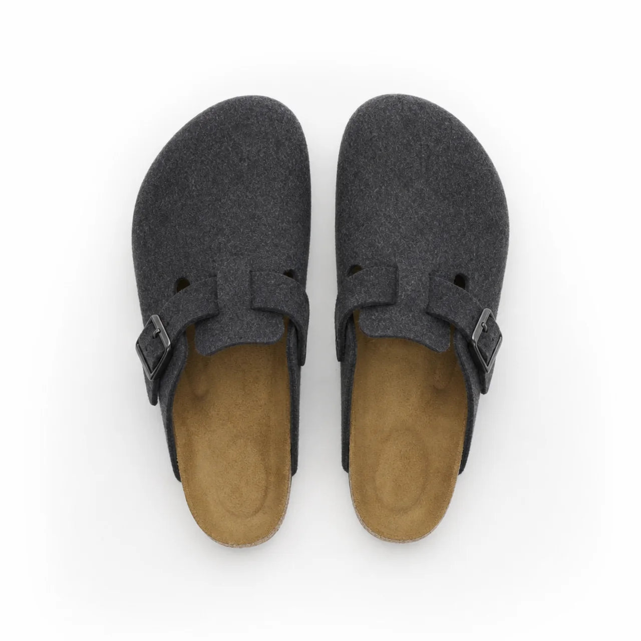 Sabots Homme Daim Anthracite – Semelle Anatomique Liège