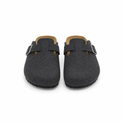 Sabots Homme Daim Anthracite – Semelle Anatomique Liège
