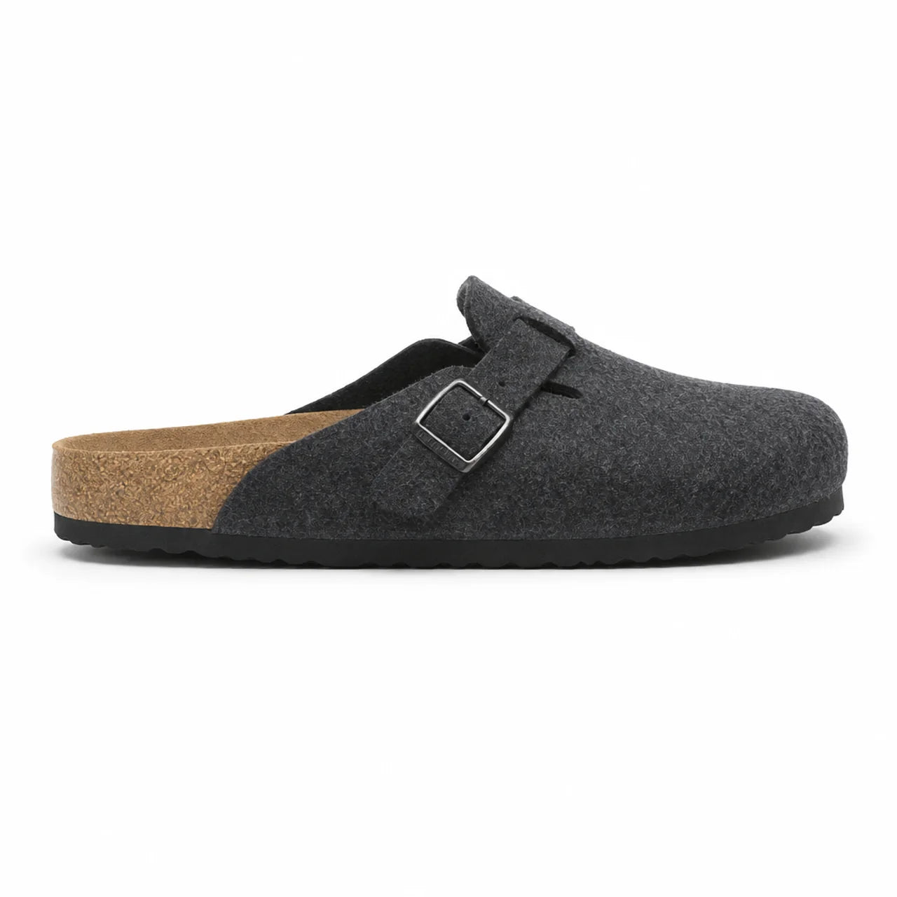 Sabots Homme Daim Anthracite – Semelle Anatomique Liège