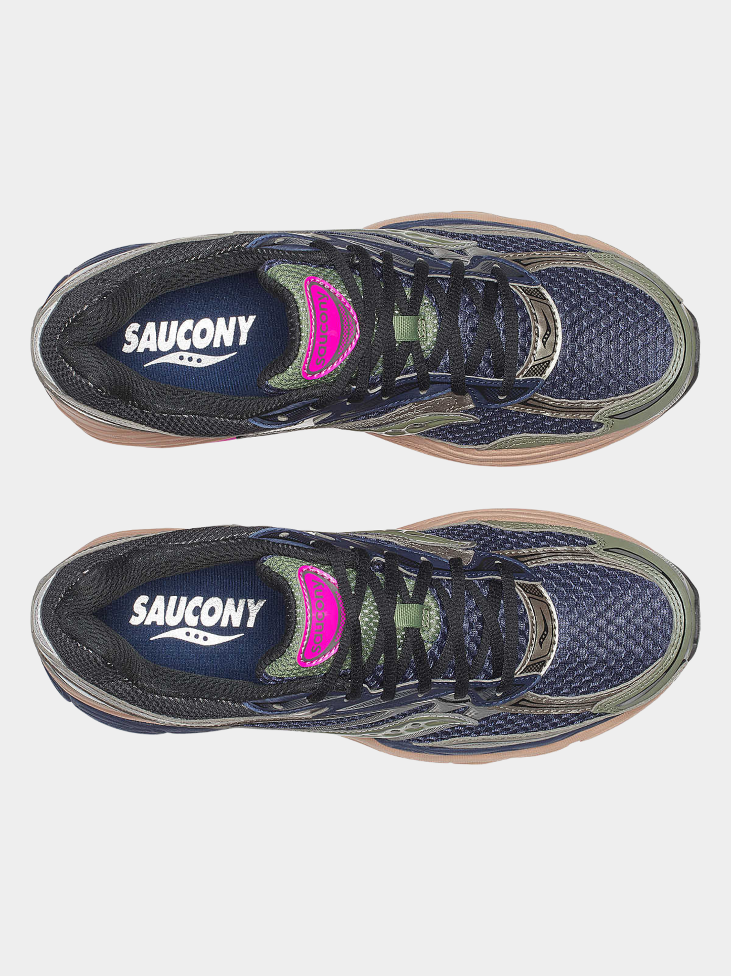 Saucony ProGrid Omni 9 Bleu/Blush – Baskets Mixte 37-48