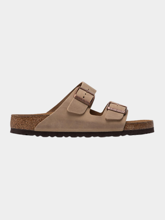 Birkenstock Arizona Cuir Huilé Tabac – Sandales Patine Naturelle